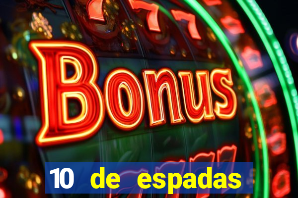 10 de espadas tarot amor